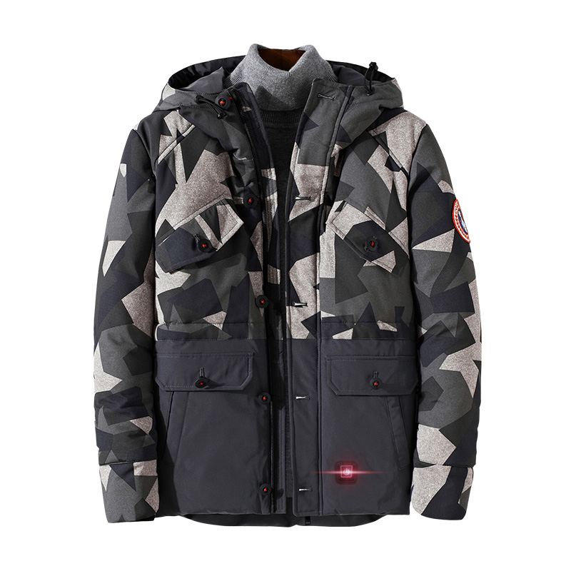 зимняя куртка для подогрева и теплого одеяния USB батареи Bluetooth безопасная охотничья куртка 7.4V или 12 V